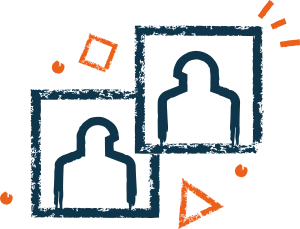 Two pictures of an abstract figure