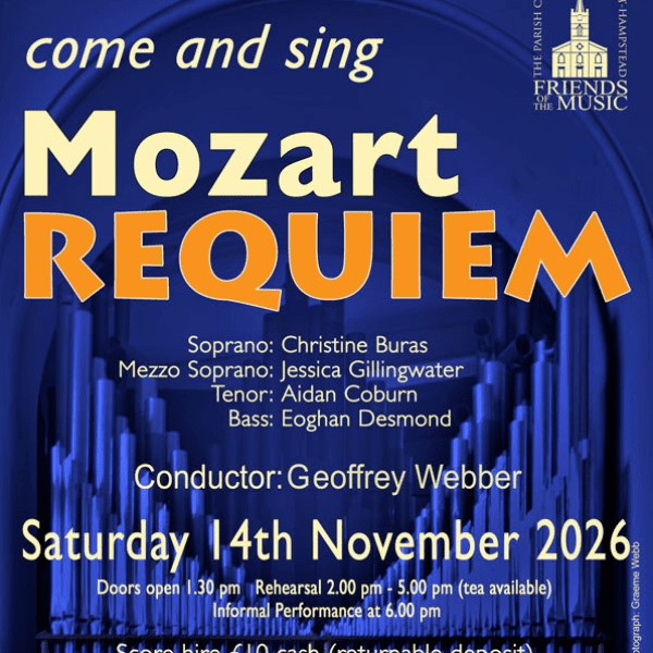 Mozart Requiem - "Come and sing"  Participant banner image