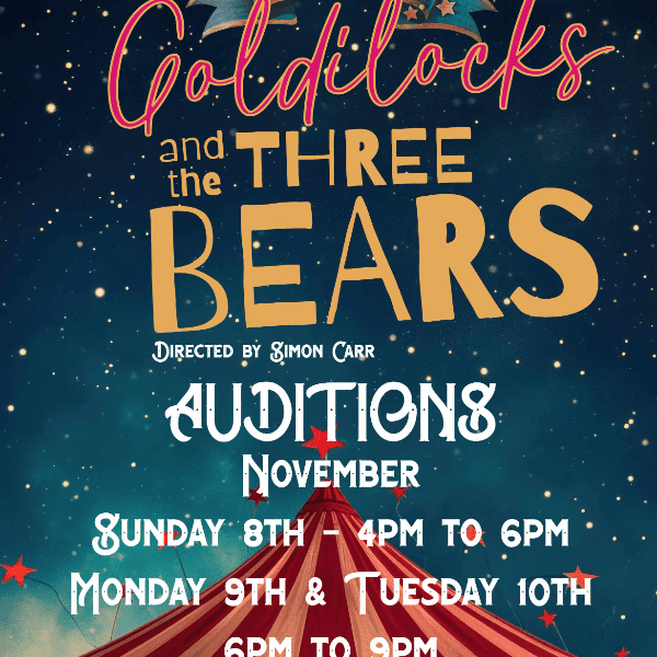 Auditions - Goldilocks and the Three Bears banner image