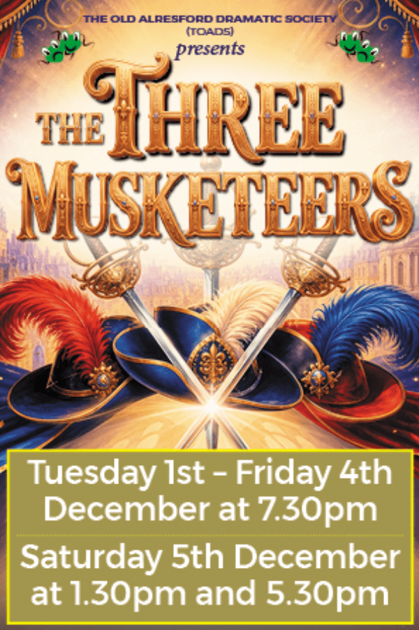 The Three Musketeers at Christy Hall event tickets from TicketSource