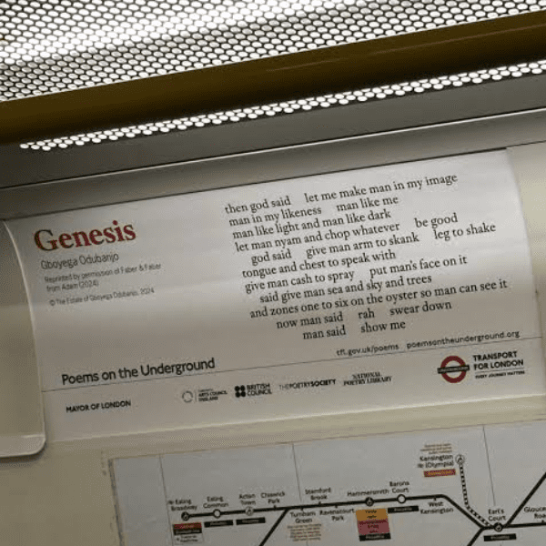 Celebrating 40 Years of Poems on the Underground banner image