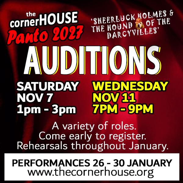 Auditions for &lsquo;Sheerluck and the Hound of the Darcyvilles&rsquo; banner image