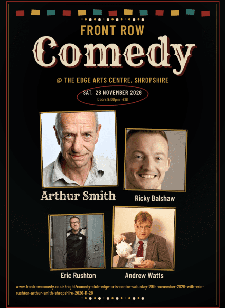 Front Row Comedy presents Arthur Smith banner image