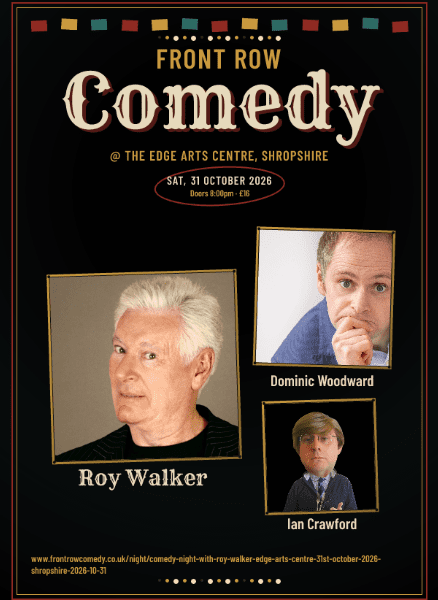 Front Row Comedy presents Roy Walker banner image