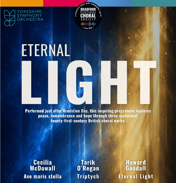 Eternal Light &ndash; an evening of luminous choral music, consolation and hope banner image