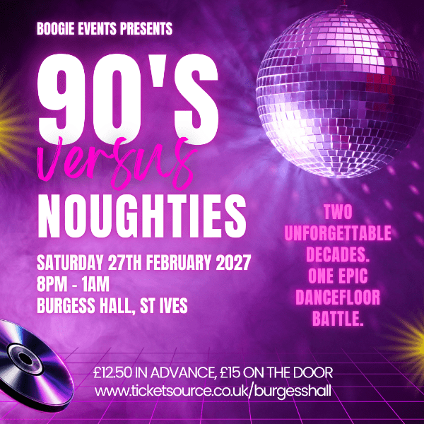 Boogie Events Presents: 90's vs Noughties banner image
