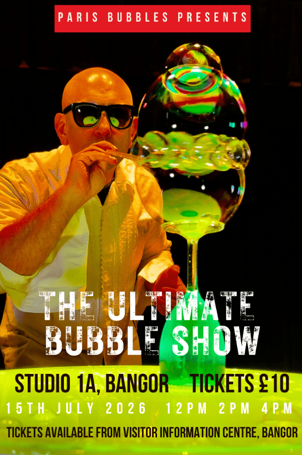 The Ultimate Bubble Show at Studio 1A event tickets from TicketSource