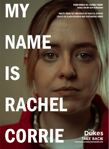 My Name Is Rachel Corrie banner image