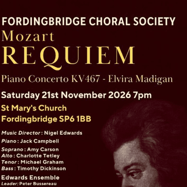Mozart Requiem - Fordingbridge Choral Society banner image