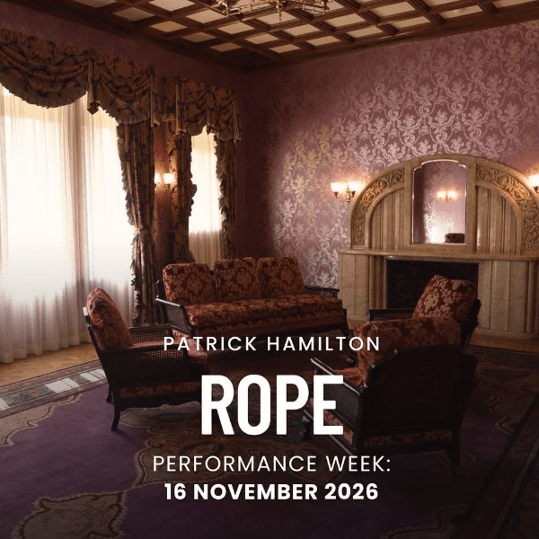 Rope by Patrick Hamilton, directed by Josh Holden banner image