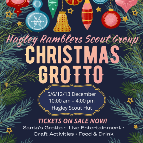 Hagley Ramblers Scouts Christmas Grotto banner image