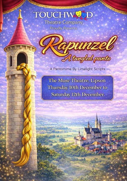 Rapunzel A Tangled Panto banner image
