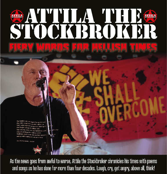 Attila The Stockbroker - Fiery Words for Hellish Times banner image