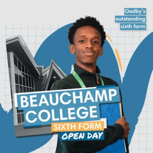 Beauchamp College Sixth Form Open Day banner image