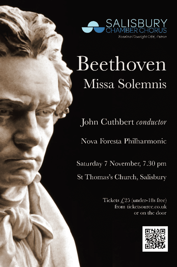 Beethoven Missa Solemnis; Salisbury Chamber Chorus at St Thomas's