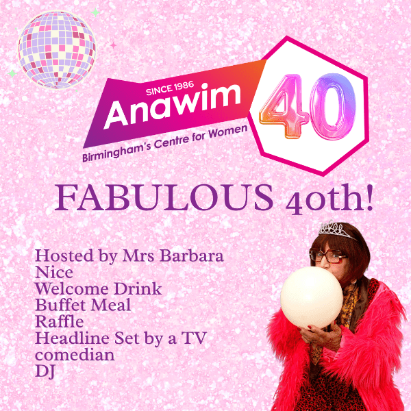 Anawim's Fabulous 40th Fundraiser banner image