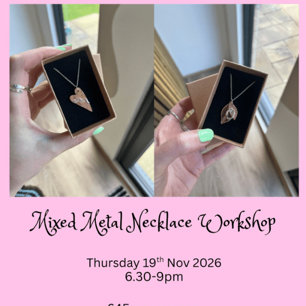 Mixed Metal Necklace Workshop banner image