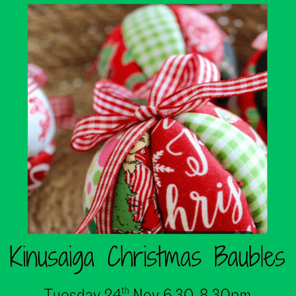 Kinusaiga Christmas Baubles banner image