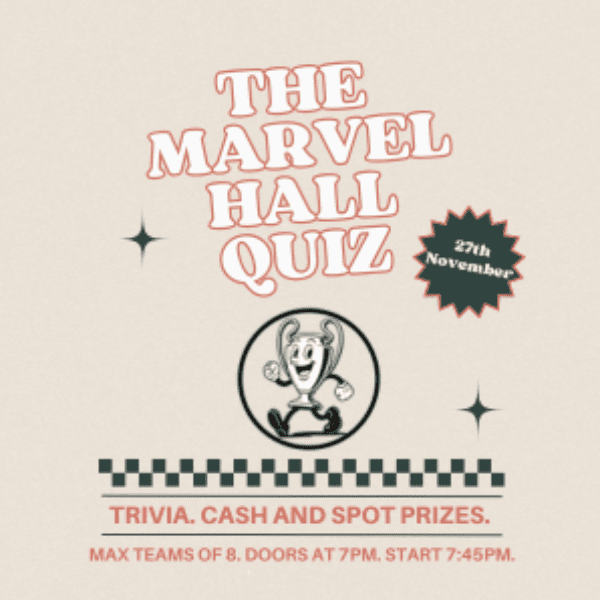 The Marvel Hall Quiz - November '26 banner image