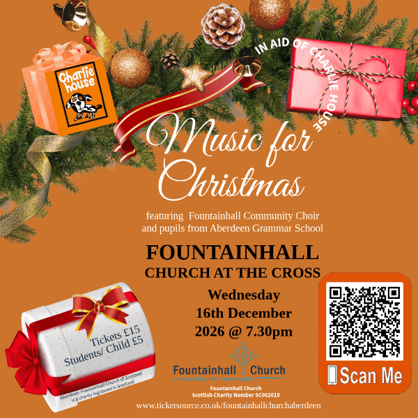 Fountainhall Church Charlie House Christmas Concert 2026 banner image