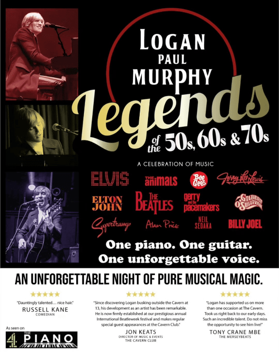 LEGENDS OF THE 50s 60s & 70s A Celebration Of Music Starring LOGAN