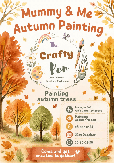 Mummy and Me Autumn Painting banner image