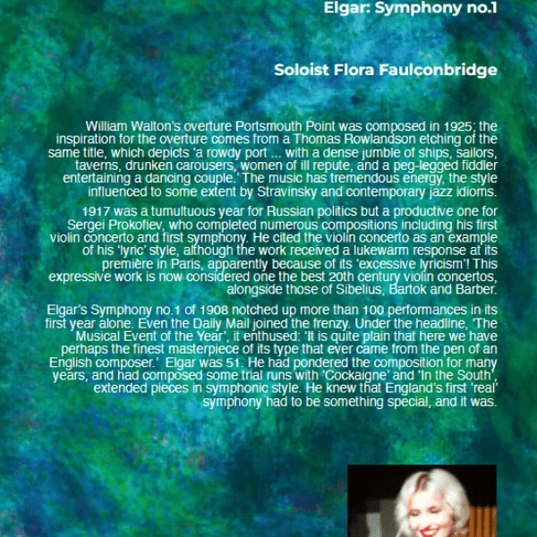 2026-7 Season - Concert 2: Walton, Prokofiev and Elgar banner image