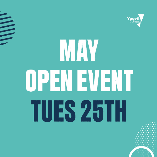 Yeovil College Open Event (May) banner image