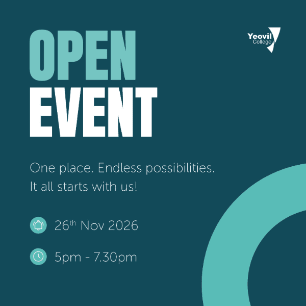 Yeovil College Open Event (November) banner image