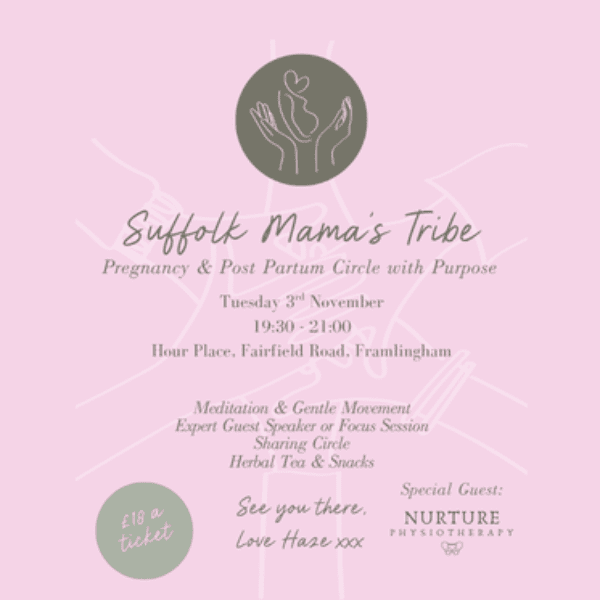 Suffolk Mama's Tribe - Pregnancy &amp; Post Partum Circle with Purpose banner image