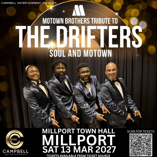 Drifters Soul &amp; Motown Tribute Show with the Motown Bothers: MILLPORT banner image