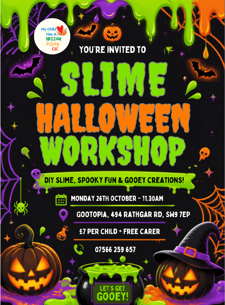 Halloween Slime Party banner image