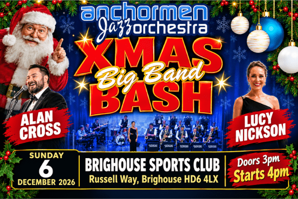 XMAS BIG BAND BASH with the Anchormen Jazz Orchestra! banner image