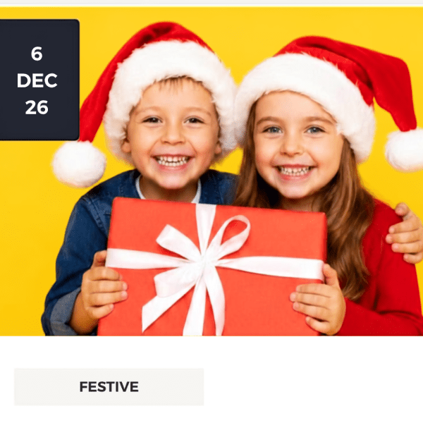 WIN - Supper with your favourite Christmas Character at The Palm Court Hotel on 6th December 2026 banner image