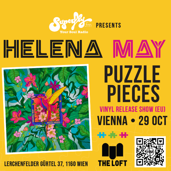 Radio Superfly presents Helena May &bull; 'Puzzle Pieces' &bull; Vinyl Release Show (EU) banner image