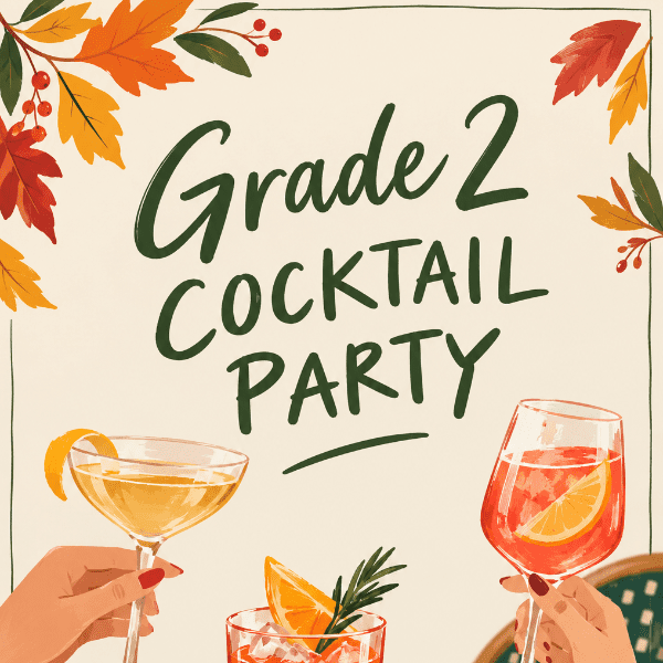 Grade 2 Fall Parent Social 2026 banner image