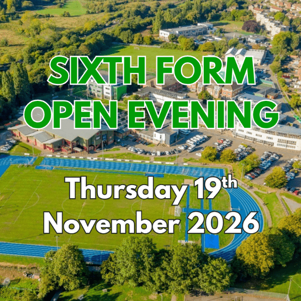 Sixth Form Open Evening banner image