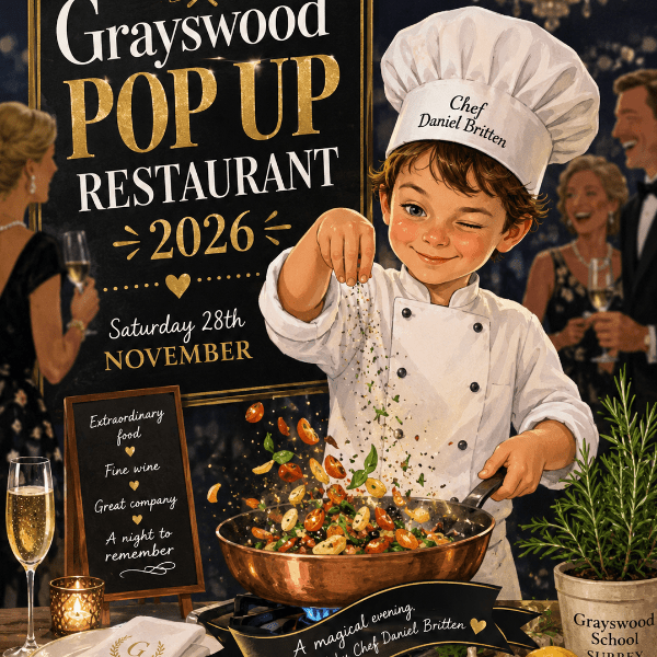 Grayswood Primary School pop up restaurant 2.0 28 November 2026 banner image