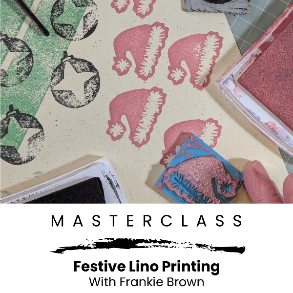 Monthly Masterclass - December - Festive Lino Printing banner image