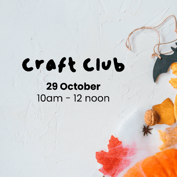 Craft Club - October - Thursday 29 banner image