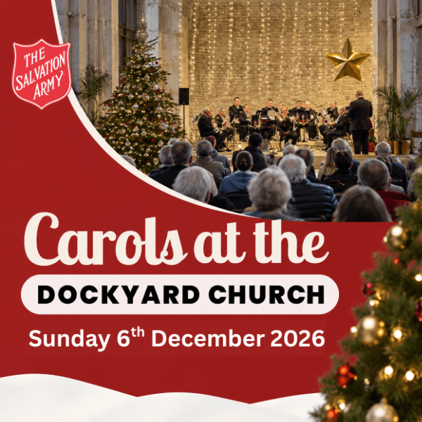 Carols at the Dockyard Church 2026 banner image