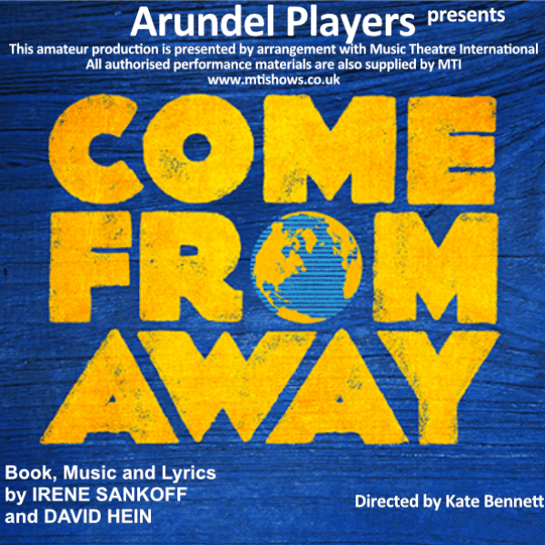 COME FROM AWAY Book, Music and Lyrics by Irene Sankoff and David Hein banner image
