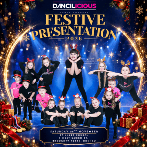 Dancilicious Festive Presentation 1 Forthill banner image