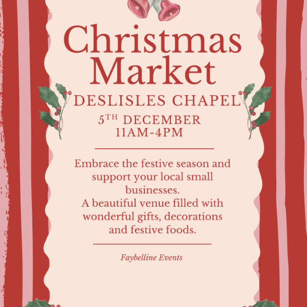 Deslisle Chapel Christmas Market banner image