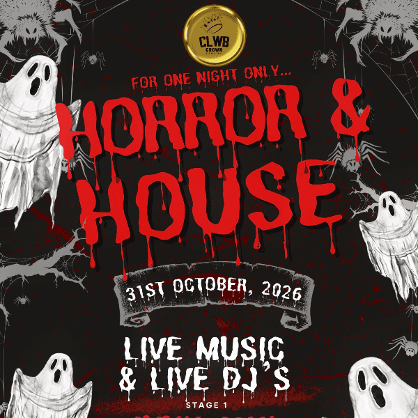 HORROR &amp; HOUSE@CLWB CROWN banner image