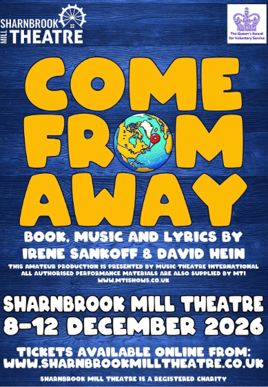 Come from Away - Road Victims Trust Charity Night banner image