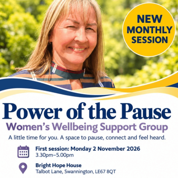 Power of the Pause- Women's Wellbeing Support banner image