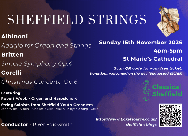Sheffield Strings - Strings, Pipes and Plucks banner image