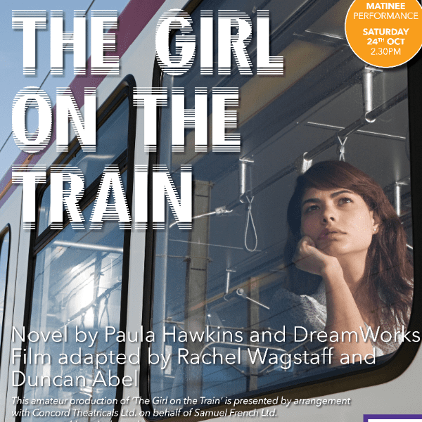 The Girl on the Train adapted from the DreamWorks film by Rachel Wagstaff and Duncan Abel banner image