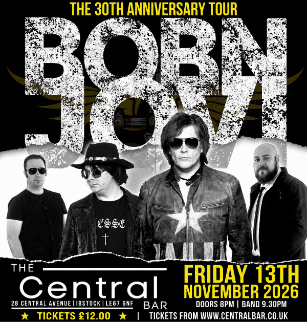 Bon Jovi Tribute at The Central Bar & Venue Ibstock event tickets